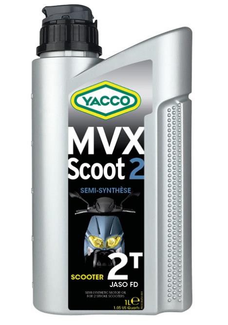Motorový olej YACCO MVX SCOOT 2, YACCO (1 l)