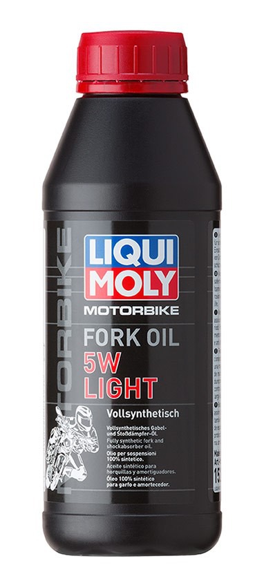 LIQUI MOLY Motorbike Fork Oil 5w Light - olej do tlumičů pro motocykly - lehký 500 ml