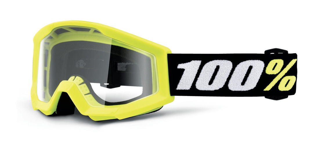 brýle Strata MINI Yellow, 100% dětské (žlutá, čiré plexi)