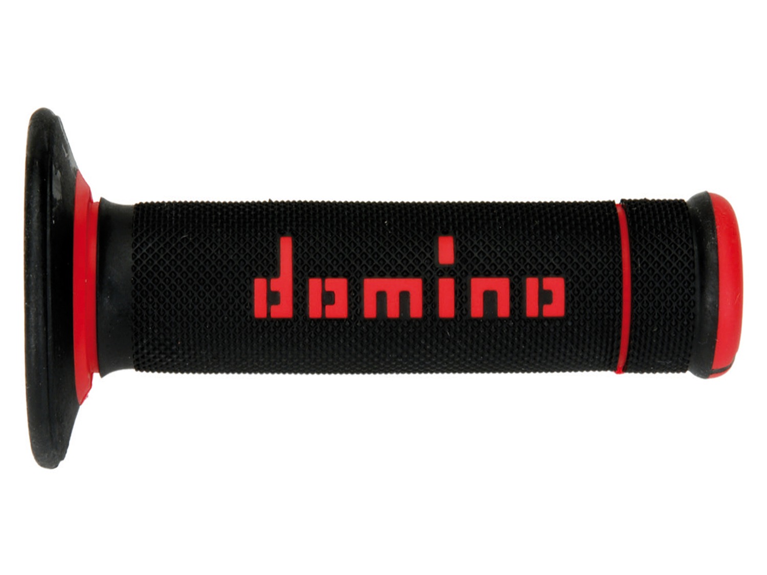gripy A190 (offroad) délka 123 + 120 mm, DOMINO (černo-červené)