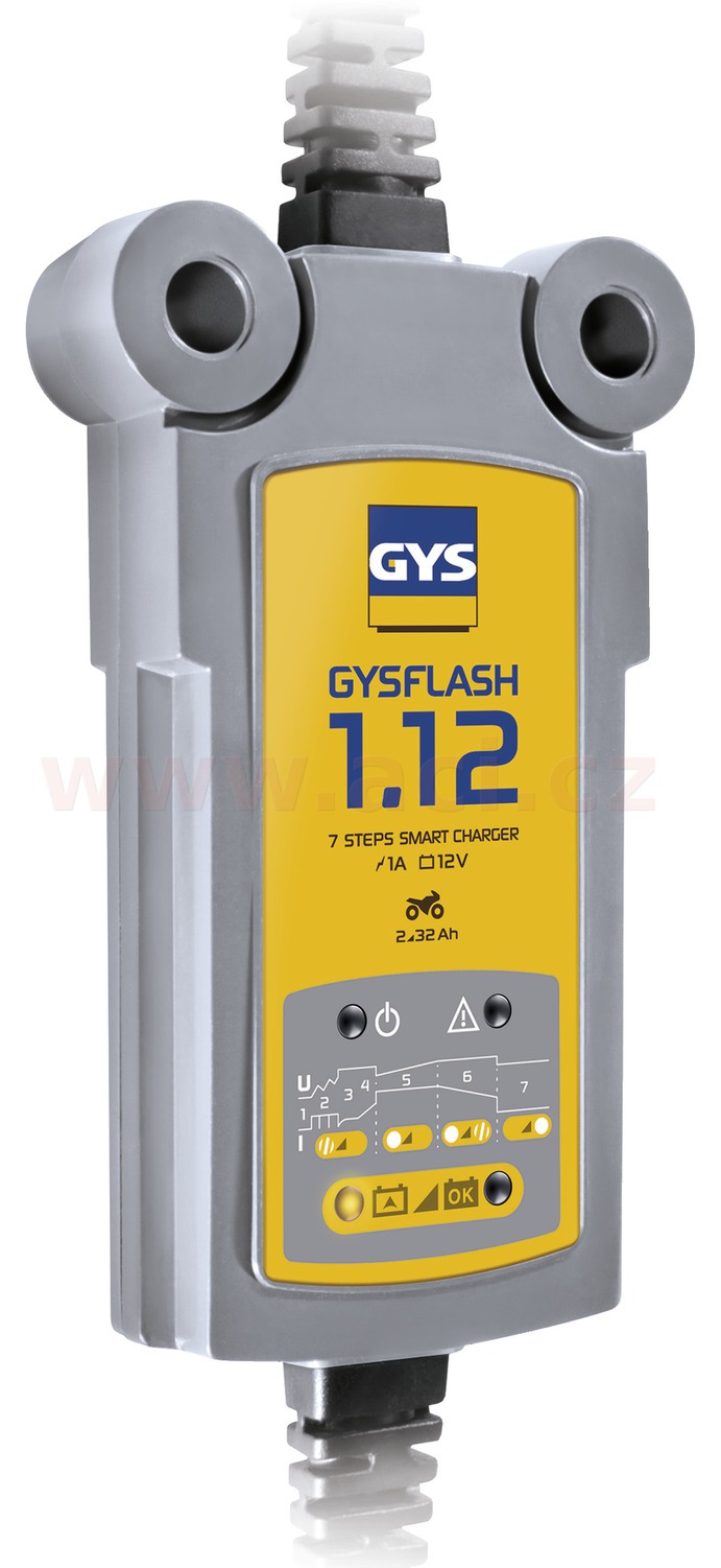 nabíječka GYSFLASH 1.12 s funkcí CAN-BUS 12 V, 1 A, 32 Ah