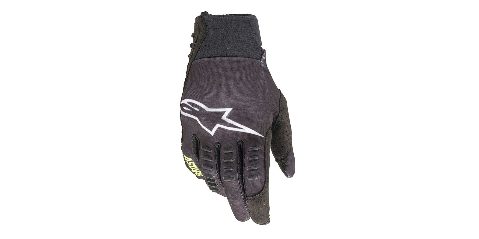 rukavice SMX-E, ALPINESTARS (černá/žlutá fluo)