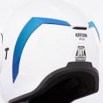 Spoilery pro helmu Icon Airform modré - zrcadlové