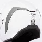 Spoilery pro helmu Icon Airform stříbrné-zrcadlové