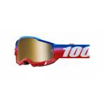 Motokrosové brýle 100% Accuri 2 UNITY  - Gold, Mirror