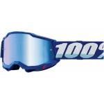 Motokrosové brýle 100% Accuri 2 BLUE - zrcadlové sklo