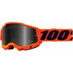 Motokrosové brýle 100% Accuri 2 Sand ORANGE  - dýmové sklo
