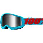Motokrosové brýle 100% Strata 2 BLUE - zrcadlové sklo