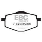 EBC brzdové desky SFAC101