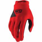 Motokrosové rukavice 100% Ridecamp červené