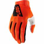Motokrosové rukavice 100% Ridefit fluo oranžové